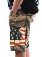 JETLAG Cargo Shorts 016-22 army camouflage 22