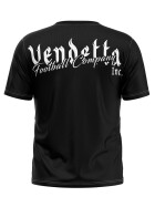 Vendetta Inc. Shirt Football schwarz VD-1142