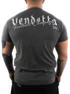 Vendetta Inc. Shirt Football grau VD-1142 2