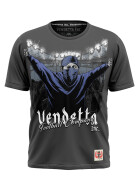 Vendetta Inc. Shirt Football grau VD-1142 XL