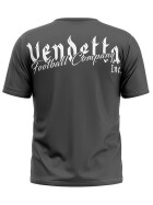 Vendetta Inc. Shirt Football grau VD-1142 XL