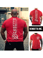 Vendetta Inc. shirt Men Shirt No Mercy red VD-1143