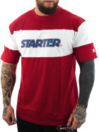 Starter Block Logo Shirt rot weiß 077 1