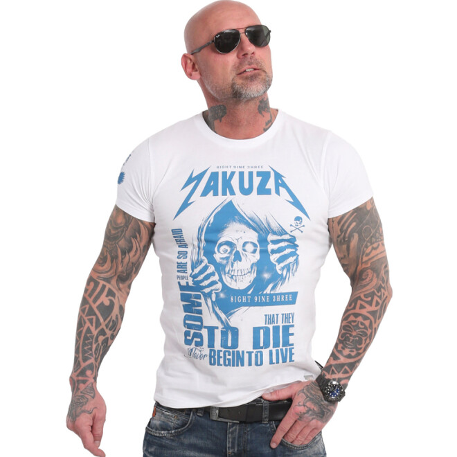 Yakuza Shirt Afraid To Die weiß 18054 1