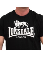 Lonsdale Shirt Logo schwarz 119083 2