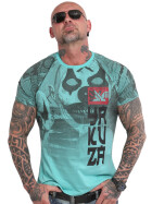 Yakuza Shirt Psycho Clown Allover turquoise 11