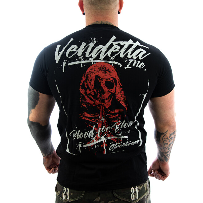 Vendetta Inc. Shirt Bad Skull schwarz VD-1146 1