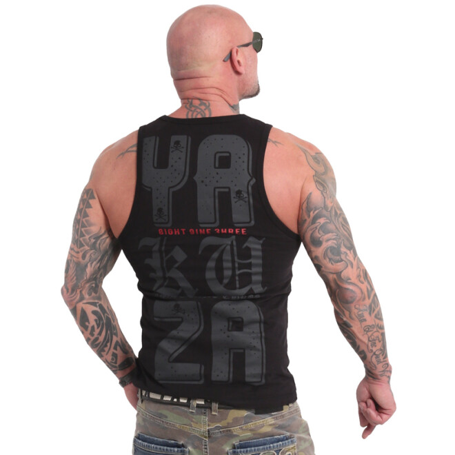 Yakuza Tanktop Shirt 3Level schwarz 18057 1