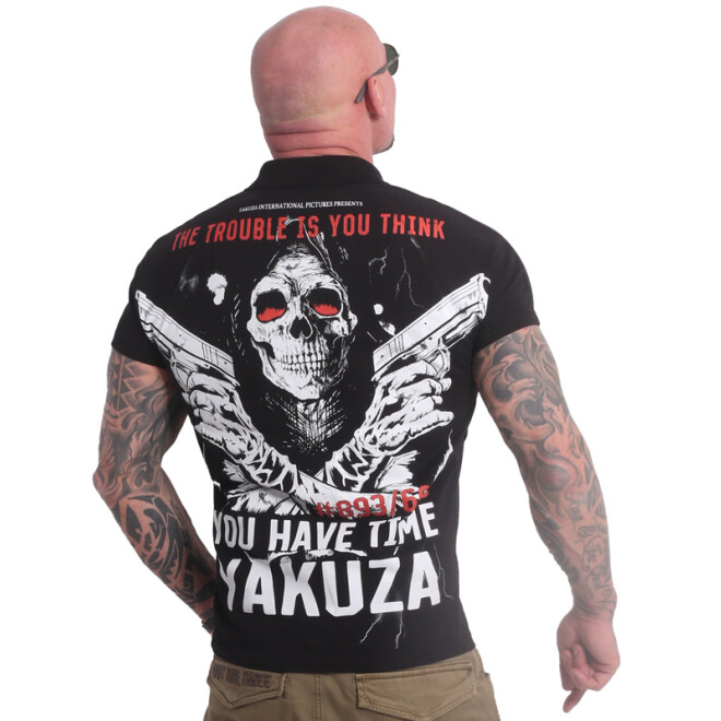 Yakuza Polo Shirt Trouble schwarz 18061 11