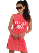 Yakuza Shirt Good Shot Slash Mini Kleid rose 1