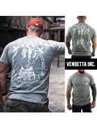 Vendetta Inc. Shirt Fighter X grau VD-1158 M