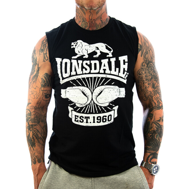 Lonsdale Tank Top Shirt Cleator schwarz 1