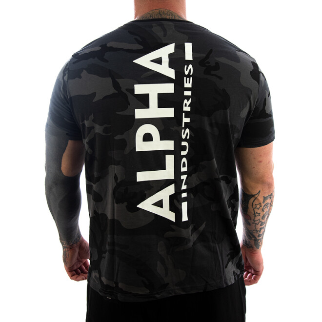 Alpha Industries T Shirt Backprint camo 128507C 11