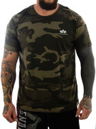 Alpha Industries T Shirt Basic Logo camouflage 1