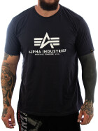 Alpha Industries T Shirt Big Logo grau 11