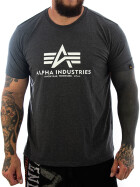 Alpha Industries T Shirt Big Logo charcoal 1