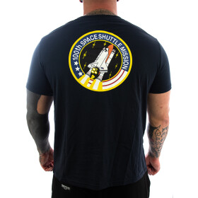 Alpha Industries T Shirt Space Shuttle blau 11