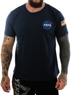 Alpha Industries T Shirt Space Shuttle blau 22