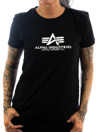 Alpha Industries Frauen Shirt Basic schwarz 11