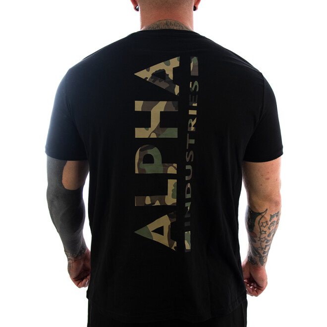 Alpha Industries T Shirt Backprint camouflage 11