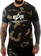 Alpha Industries T Shirt Big Logo camouflage 1