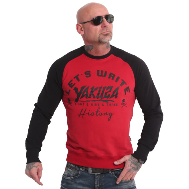 Yakuza Sweatshirt History Raglan chili 1