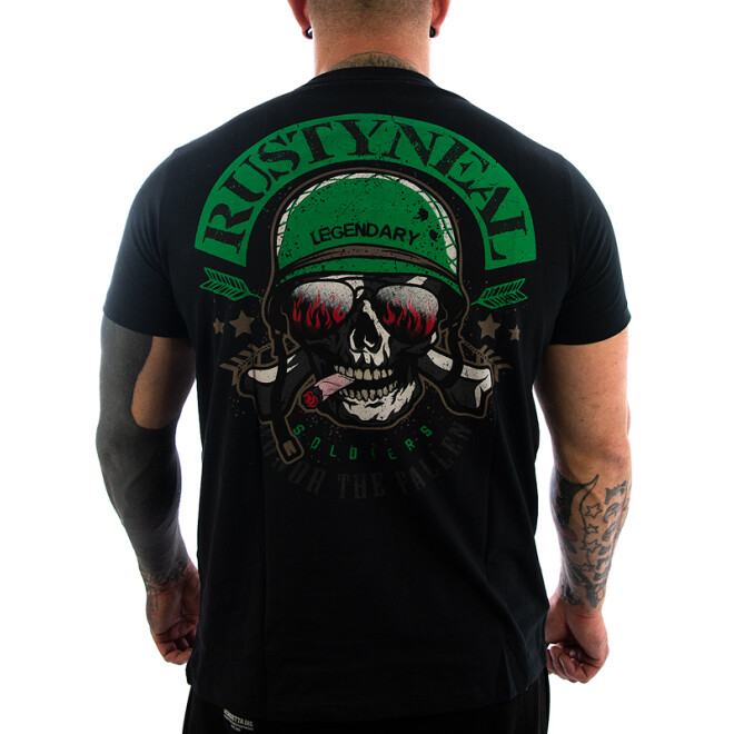 Rusty Neal T-Shirt Biker Soldier schwarz 15277 1
