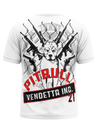 Vendetta Inc. Shirt Pitbull weiß VD-1168