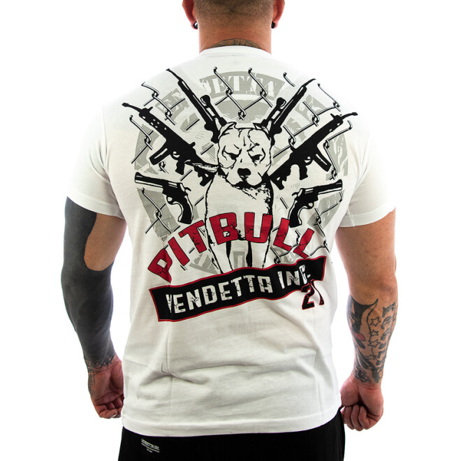 Vendetta Inc. Shirt Pitbull weiß VD-1168 11