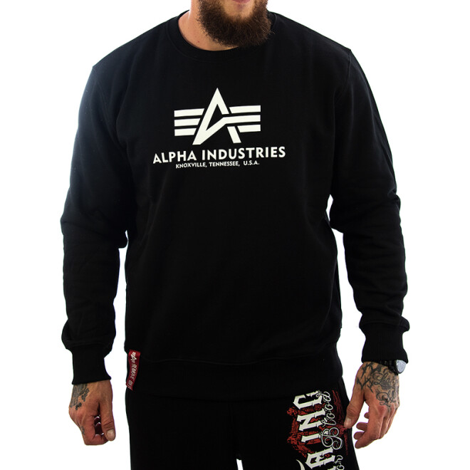Alpha Industries Sweatshirt schwarz Basic 1