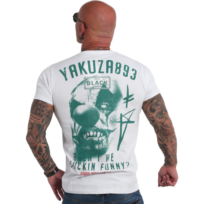Yakuza Shirt Funny Clown weiß 19032 11