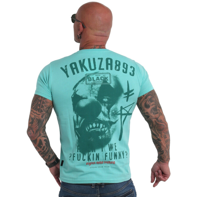 Yakuza Shirt Funny Clown turquoise 19032 1