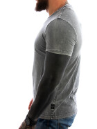 JETLAG USA Männer Shirt grey 20-733 3