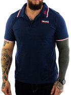 Lonsdale Polo Shirt - LION blau/rot/weiß 110629-3582 11