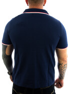 Lonsdale Polo Shirt - LION blau/rot/weiß 110629-3582 33