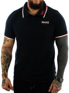 Lonsdale Polo Shirt - LION schwarz/rot/weiß 110629-1555 11