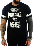 Lonsdale Shirt - CHARMOUTH schwarz/weiß 117131-1500 11