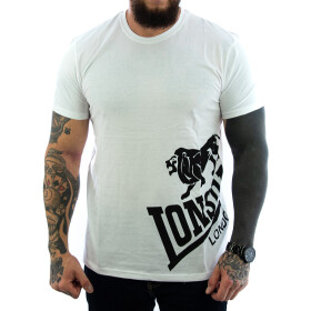 Lonsdale Shirt - DEREHAM weiß/schwarz 115010-7000 1