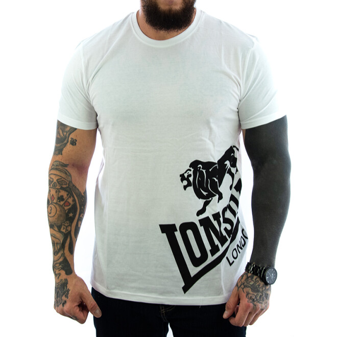 Lonsdale Shirt - DEREHAM weiß/schwarz 115010-7000 11