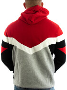Rusty Neal Hoodie Color Blocking Sportswear rot/weiß/schwarz 19048 3