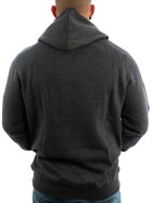 Rusty Neal Streetwear Kapuzen-Sweatshirt mit 1/2 Zipper anthrazit 7006 33