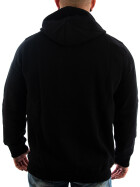 Rusty Neal Streetwear Kapuzen-Sweatshirt mit 1/2 Zipper schwarz 7006 33