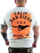 Petrol Industries T-Shirt San Diego hellblau/orange 6350 1