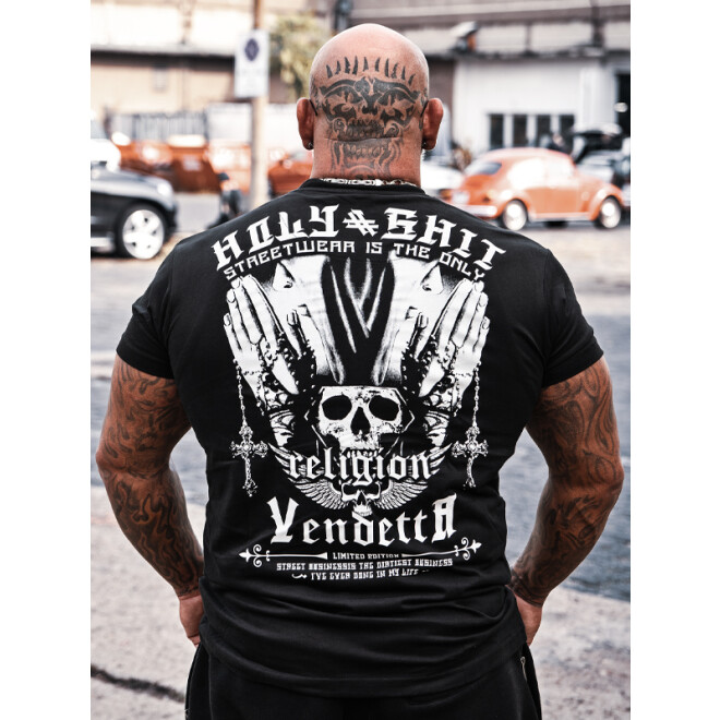 Vendetta Inc. Shirt Religion VD-1172 schwarz 11