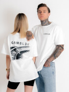 Tr3nd Unisex Oversize T-Shirt Gambl3r weiß 2021-2 2