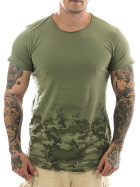 Sublevel T-Shirt 0823 camouflage - green 1