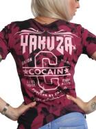 Yakuza Frauen Ccn Allover Boyfriend T-Shirt schwarz 19140 22