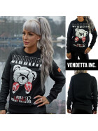 Vendetta Inc. Damen Sweatshirt Fight Bear schwarz 103 2
