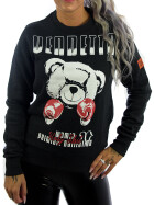 Vendetta Inc. Damen Sweatshirt Fight Bear schwarz 103 3