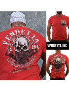 Vendetta Inc. Shirt Skull Mask rot 1181 2